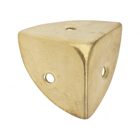 Coin De Valise à Visser Acier Laitonné Hettich L.36 Mm