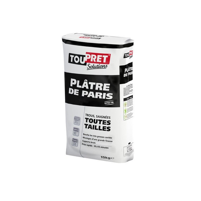 Plâtre Toupret De Paris 15 Kg En Poudre Pour Mur - Plafond Intérieur
