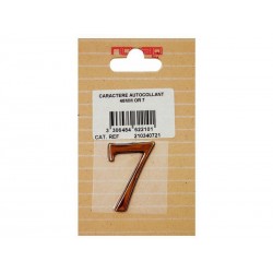 Chiffre 7 en plastique