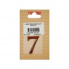 Chiffre 7 en plastique