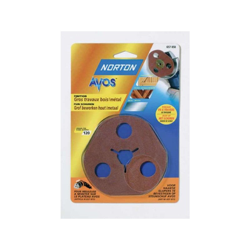Lot de 3 Disques Avos Pour Multimatière Norton Diam.115 Mm