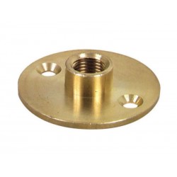 Raccord plaque laiton d40mm femel. pas 10x1 uv4