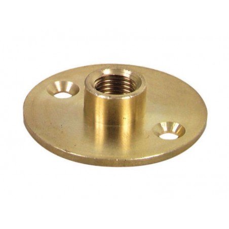 Raccord plaque laiton d40mm femel. pas 10x1 uv4
