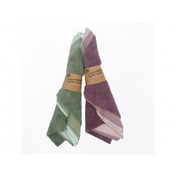 Lot de 6  microfibres 2 usages 30 x 40 cm -  - meilleure qualité