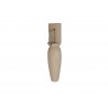 Pied De Lit - Sommier Conique Fixe Hêtre Brut Blanc - Beige - Naturels 23 Cm