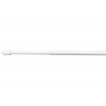 Lot de 2 barres rondes diam. 7 mm blanc brillant 30-50 cm acier