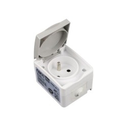 Prise de terre étanche Nano gris