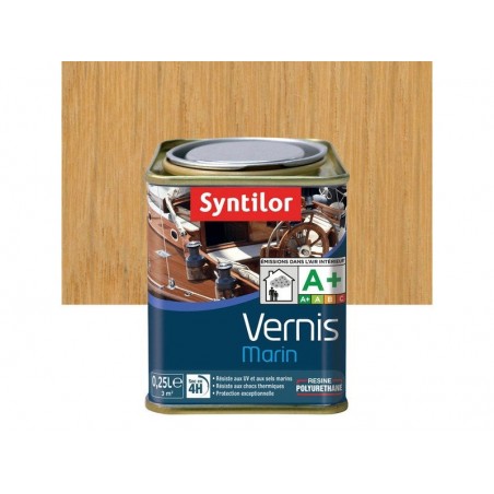 Vernis  marin bois incolore  mat 0.25 L -  - meilleure qualité