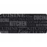 Tapis de cuisine 50 x 120 cm cuisine noir / gris -  - meilleure qualité