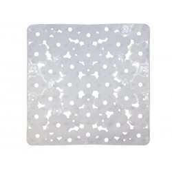 Fond évier fleur 32 x 32 cm transparent