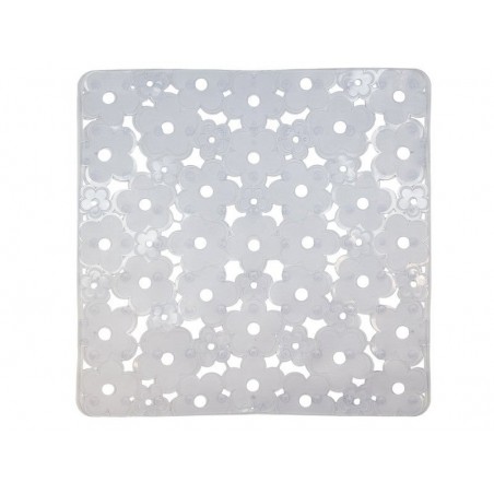 Fond évier fleur 32 x 32 cm transparent