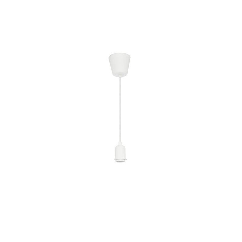 Suspension composable Coloma E27 silicone blanc