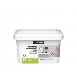 Peinture gris granit 6 mur bois radiateur intérieur LUXENS satiné 2.5 l