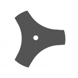 Lame acier 3 dents évidées pour débroussailleuse Dimensions coupe: 255Mm