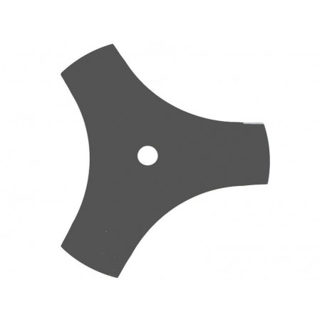 Lame acier 3 dents évidées pour débroussailleuse Dimensions coupe: 255Mm