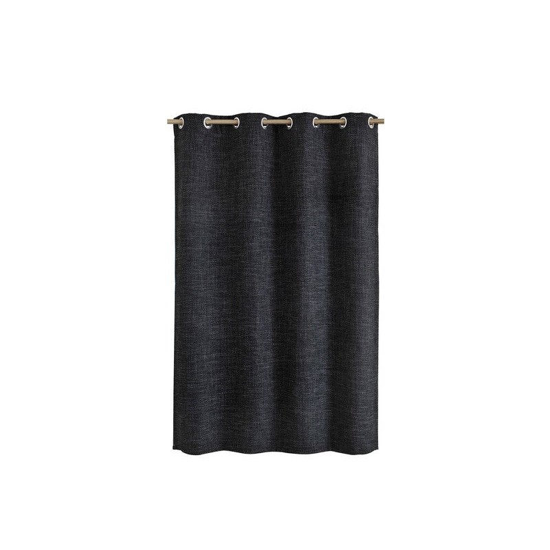 Rideau tamisant Maille noir l.140 x H.250 cm -  - meilleure qualité