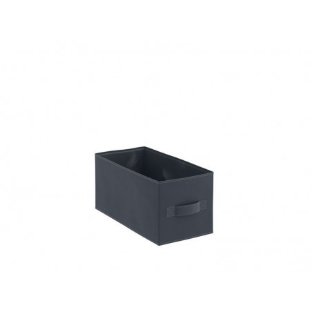 Panier de rangement S en polyester Noir H.15 X L.15 X P.31 Cm -  - meilleure qualité