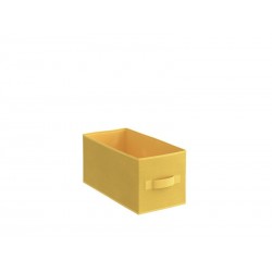 Panier de rangement S en polyester Jaune H.15 X L.15 X P.31 Cm -  - meilleure qualité