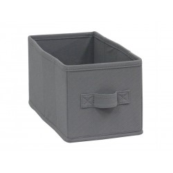 Panier de rangement S intissé  H.15 x l.15 x P.31 cm gris NRF -  - meilleure qualité