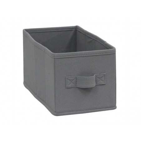 Panier de rangement S intissé  H.15 x l.15 x P.31 cm gris NRF -  - meilleure qualité