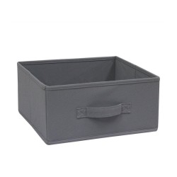 Panier de rangement M Intissé  Gris H.15 X L.31 X P.15 Cm -  - meilleure qualité