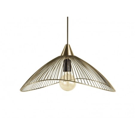 Suspension design metal laiton Mat Seynave Kasteli E27 1 Lumière(S) D.46 Cm