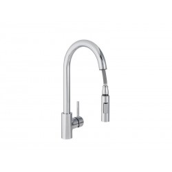 Mitigeur de cuisine avec douchette chromé Lily