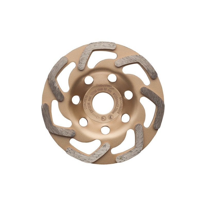 Disque diamant de surfacage pour bétonpro diam.125mm