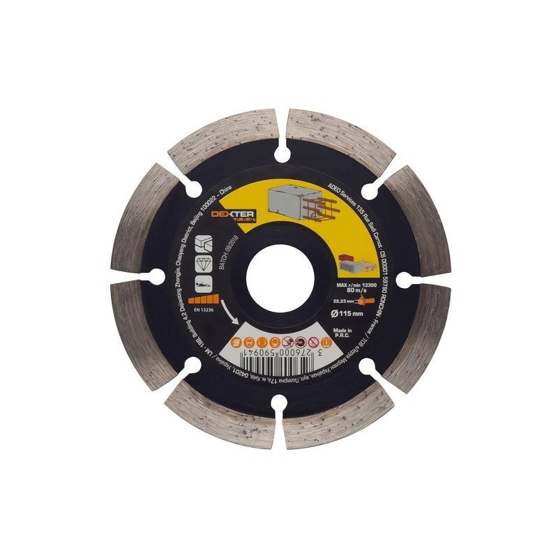 Disque diamant pour bétonpro diam.115mm