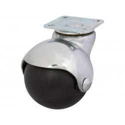 Roulette pivotante à platine Diam.50 Mm