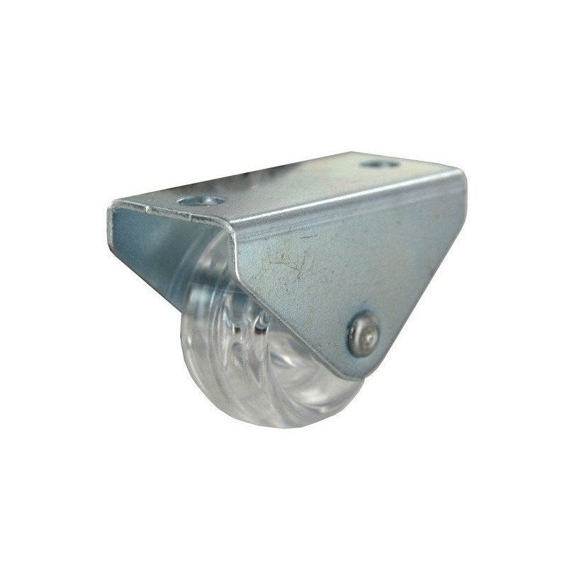 Roulette fixe à platine Diam.30 Mm