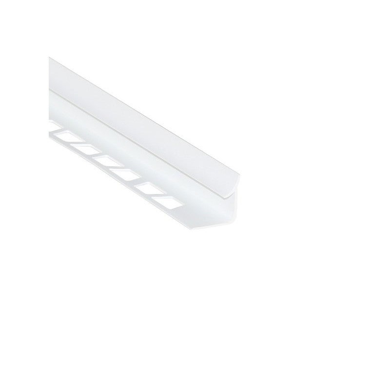 Profil d'étanchéité mur blanc mat pvc L.250 cm X ep.10 mm - STANDERS - meilleure qualité
