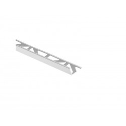 Equerre de finition carrelage mur et sol argent mat Aluminium L.250 cm X Ep.8 mm - STANDERS - meilleure qualité