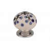 Bouton de meuble boule Bleu Porcelaine H.38 X L.40 X P.40 Mm