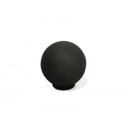 Bouton de meuble boule Noir Abs H.29 X L.28 X P.28 Mm
