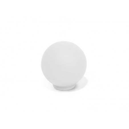 Bouton de meuble boule blanc Abs H.29 X L.28 X P.28 Mm