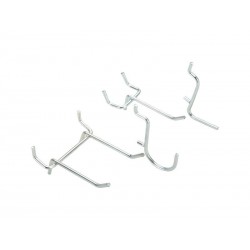 Crochet pour panneau perforémottez H.18 X L.18 X p.4 cm