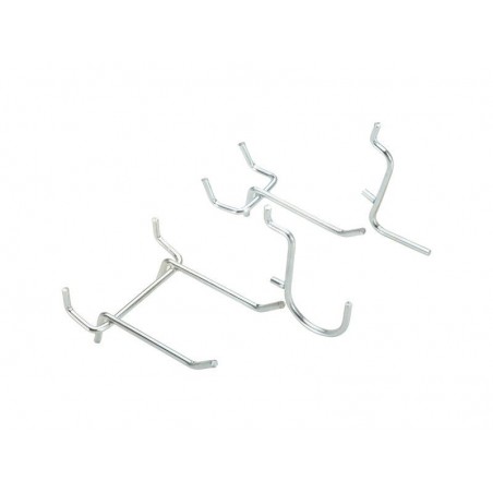 Crochet pour panneau perforémottez H.18 X L.18 X p.4 cm