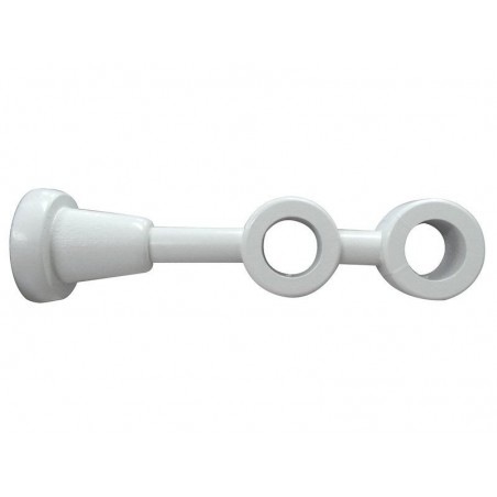 Support de tringle à rideau extensible 28 Mm Blanc Satiné Inspire