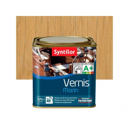 Vernis  marin bois incolore satiné 0.75 L -  - meilleure qualité