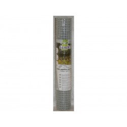 Grillage pour animaux soudé blanc H.0.5 X L.3mmaille H.12 X L.12.7mm