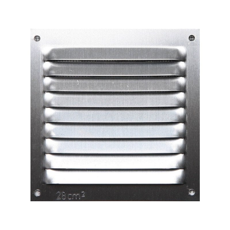 Grille d'aération aluminium anodisé