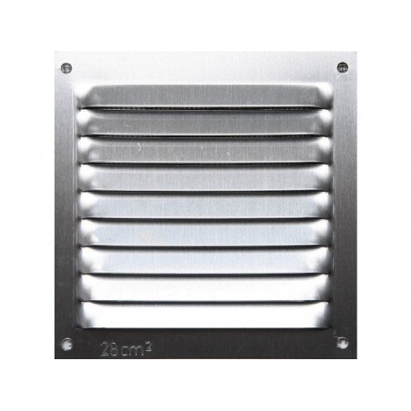 Grille d'aération aluminium anodisé