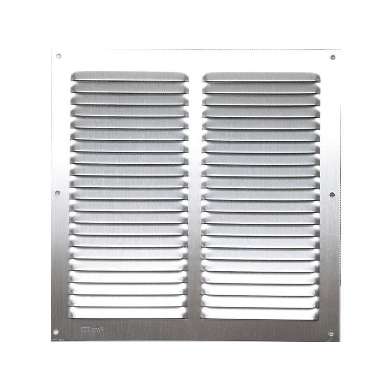 Grille d'aération aluminium anodisé