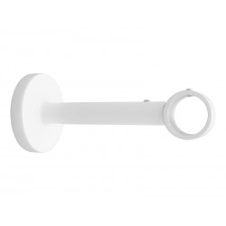 Lot de 2 supports Extensibles Tringle à Rideau Design 20 Mm Blanc Mat Inspire