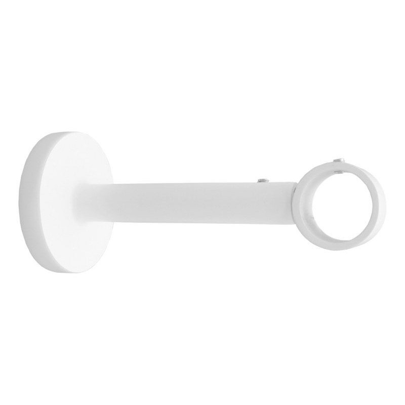 Lot de 2 supports Extensibles Tringle à Rideau Design 20 Mm Blanc Mat Inspire