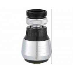 Mousseur rotule 2 jets noirmâle - femelle