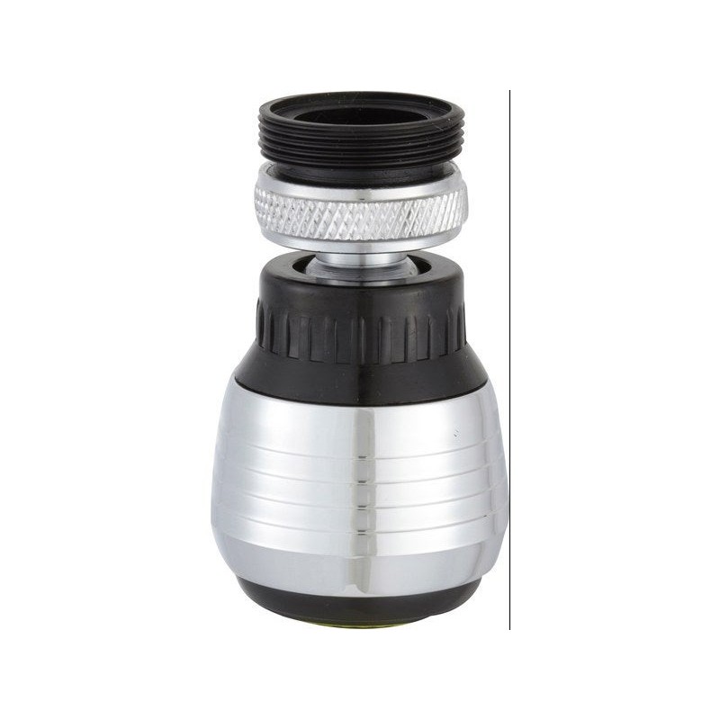 Mousseur rotule 2 jets noirmâle - femelle