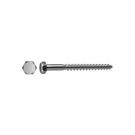 Lot de 60 Vis acier tête6 Pans Standers Diam.6 Mm X L.40 Mm