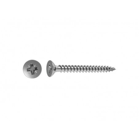 Lot de 120 vis inox tête fraiséeStanders Diam.4 Mm X L.50 Mm